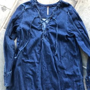 Free People jean tunic